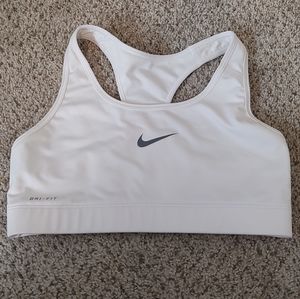 White Nike Sports Bra